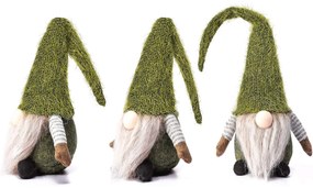 Vánoční skřítek ELF 029 - 50 cm zelený