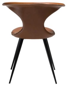 Hnedá koženková stolička DAN-FORM Denmark Flair