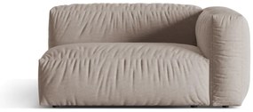 Béžový modul pohovky (pravý roh) Martina – Micadoni Home