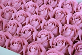 Staroružové mydlové ruže 50ks 6cm