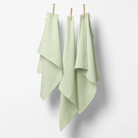 Biante Mušelínová plienka/dečka Nature MSN-030 Pastelovo pistáciová 70x70 cm