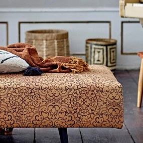 Bloomingville Prehoz z recyklovanej bavlny Ganja Brown 160 x 130 cm