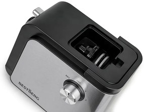 Elektrický mlynček na mäso BestBerg BBM-2500 / 2500 W / čierna/strieborná