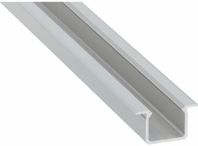 Led-Labs LED profil LUMINES typ U strieborný elox 1m