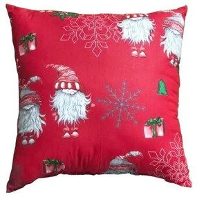Dekoračný vankúš Christmas Gnom Red 40x40 cm