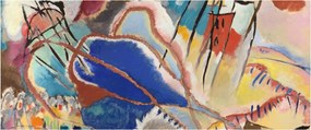 Obraz -  Vasily Kandinsky, Improvisation No. 30 (Cannons), reprodukcia (120x50 cm)