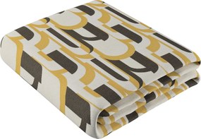 Prehoz na posteľ 220x260 cm farba produktu viacfarebná látka zapletaná, vzorované