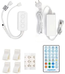 Aigostar - LED RGBW Stmievateľný pásik LED/48W/12V 2x7,5 m Wi-Fi