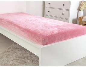 Ružová plachta z mikroflanelu 180x200 cm Exclusive – B.E.S.