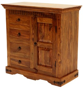 furniture-nabytek.cz - Komoda z masívneho palisandrového dreva 90x90x45
