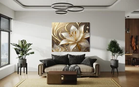 Gario Obraz na plátne Glamour kvet Rozmery: 60 x 40 cm