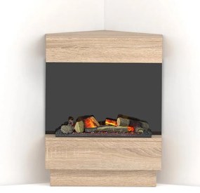 Elektrický krb Taravo Cassette 400/600 čierna/dub