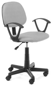 Detská stolička CLASSIC na kolieskach sivá/čierna