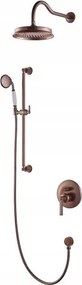 Podomietková Medená Sprchová Stĺpka Retro