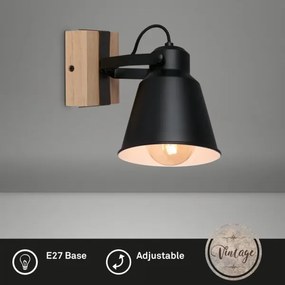 Brilo - Nástenné bodové svietidlo TALLE  1xE27/40W/230V