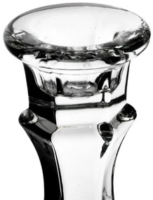 Skleněný svícen PATRICIA I. 8x10,5 cm čirý