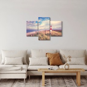 Obraz - Červený maják (90x60 cm)