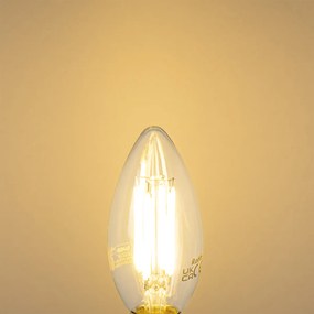 Sada 5 LED žiaroviek E14 B35 číre 2,2 W 470 lm 2700 K