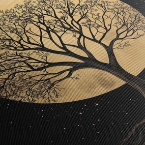Obraz – Strom v zlatom splne I. (90x60 cm)
