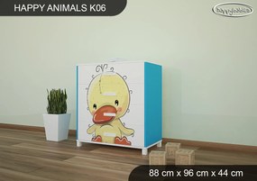 Detská komoda ZVIERACIE KAMARÁTI - TYP 6