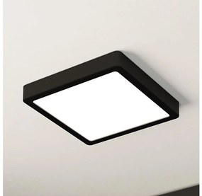 Eglo 900587 - LED stmievateľné stropné svietidlo FUEVA LED/17W/230V čierne