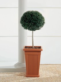 BAMA Vysoký exteriérový kvetináč PIRAMIDE 50 l, terracotta