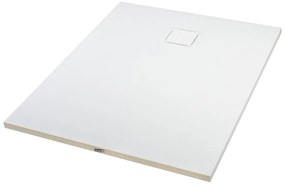 Cagliari White 80x100x2,6 cm Štvorcová, SMC sprchová vanička, so sifonom