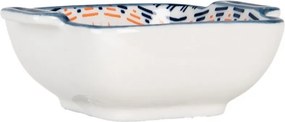 Hranatá miska s modrým vzorom Mibbo - 11 * 8 * 4 cm / 75 ml