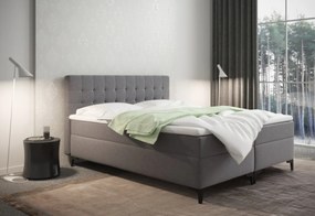 Čalúnená posteľ boxspring CHANTAL + topper, 180x200, soft 11