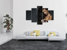 Obraz - Portrét zvodnej ženy (150x105 cm)