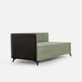 Rohová váľanda svetlozelená IBIS 90x200 cm