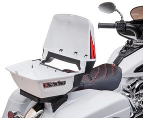 Nabíjacia trojkolesová motorka Goldwing White