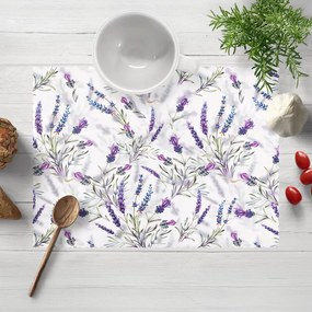 Biante Teflónové prestieranie na stôl TF-072 Levandule na bielom 30x40 cm