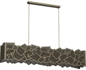 Luster na lanku CAMO 5xE27/15W/230V zlatá