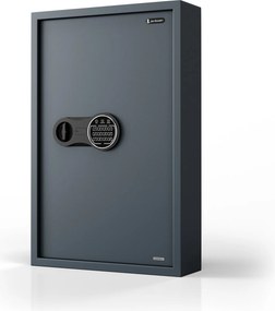 Skrinka na kľúče elektronická s vhadzovaním a kódovým zámkom, na 133 kľúčov, 430x665x130 mm: BRUCE