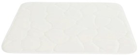 BO-MA, Protišmyková kúpeľňová predložka 3D 0133 White, 50x80, biela, kúpeľňa