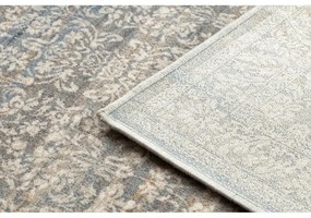 Vlnený kusový koberec Esma krémovo modrý 80x150cm