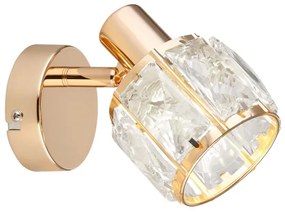 Nástenné bodové svietidlo DUBAI 1xE14/40W/230V rose gold