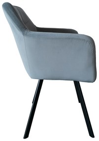 Jedálenská stolička Zevas (sivá + čierna). Vlastná spoľahlivá doprava až k Vám domov. 1064637