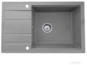 Gamma Modern 8010, 1-komorový granitový drez 800x500x210 mm, šedá, GMA-ZM-8010-G
