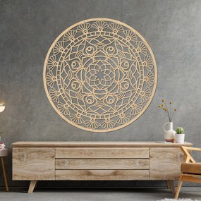 SENTOP | Drevená mandala harmónie – Elegantná dekorácia na stenu I SENTOP HDF0176