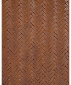 Hnedé kožené čelo postele 163x60 cm Natesa – Kave Home