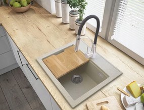 SINK Quality Sink Quality, buková drevená doska na krájanie 245x345 mm, hnedá, SKQ-CB.240x348