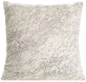 Dekorstudio Dekoračná zamatová obliečka na vankúš JQU-03 MRAMOR v krémovej farbe Varianta: Rozmer obliečky: 40x40 cm