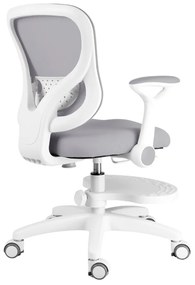 Detská rastúca stolička Neoseat JUNI 007 — látka, sivá