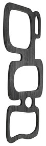 Art Shapes nástenné zrkadlo čierne 89x199 cm