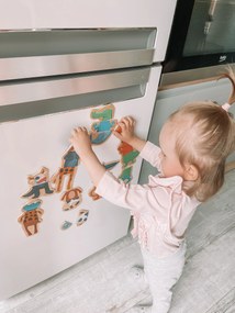 Magnetické trojdielne zvieratká