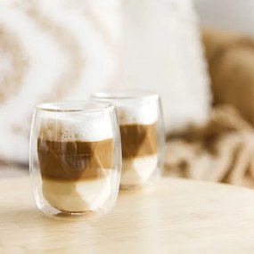 Sada dvoch pohárov CEMBRA GROOVE priesvitné 732355 280 ml (2 ks)