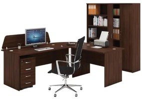 Zostava kancelárskeho nábytku MIRELLI A+, typ A, orech
