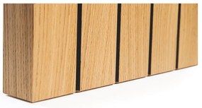 Jedálenský stôl s doskou v dubovom dekore 90x160 cm Stripe - Woodman